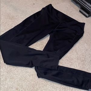 Mesh cutout leggings